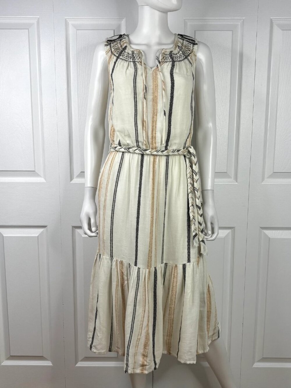 GREYLIN women's sleeveless stripe dress small